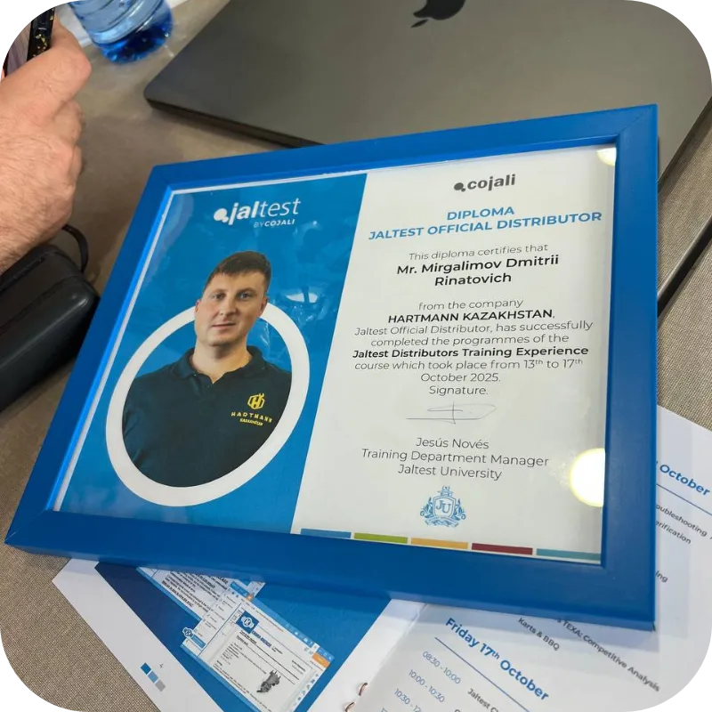 Команда Hartmann Kazakhstan прошла курс в Jaltest University