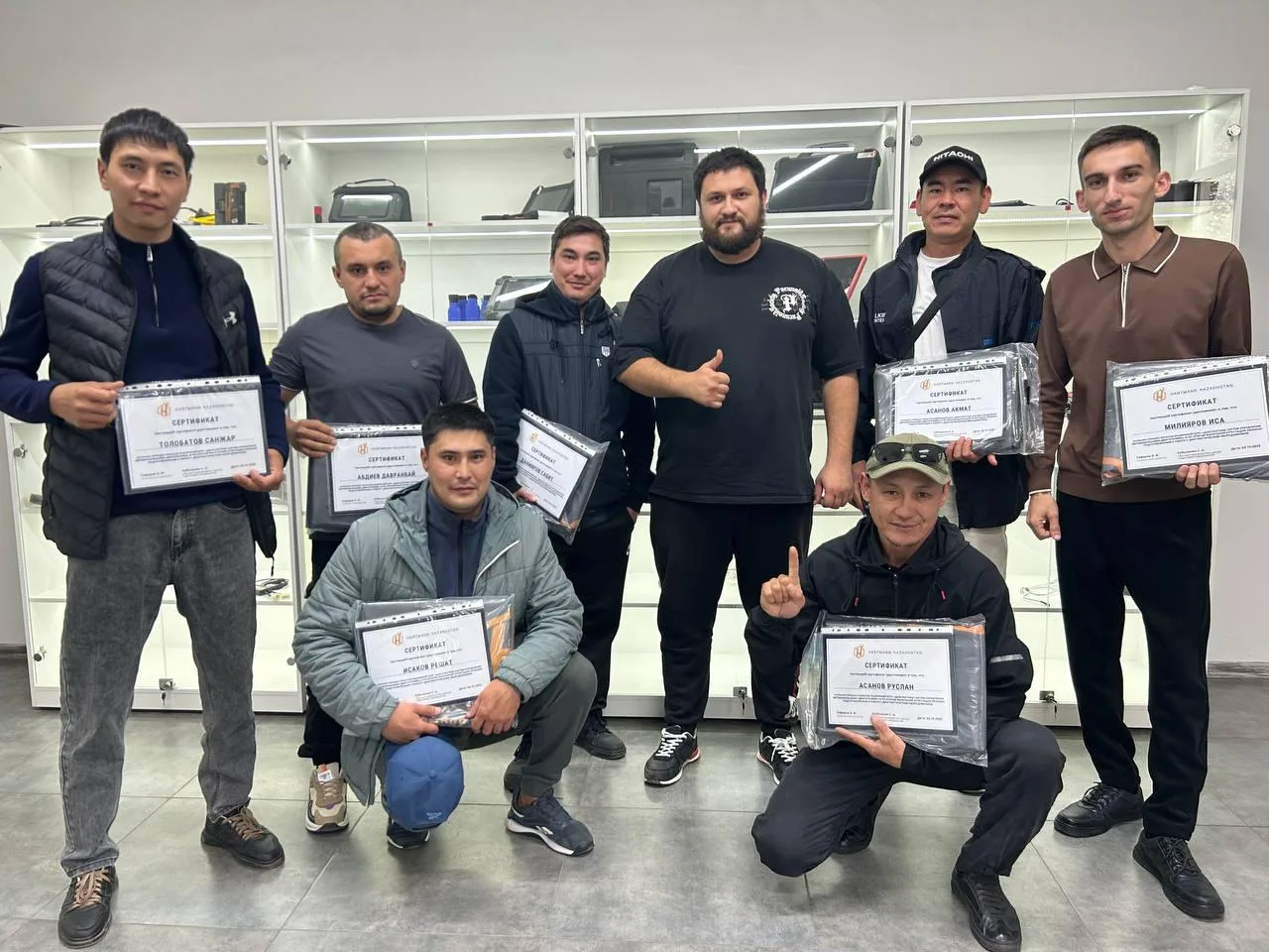 Завершился 4-й поток курсов автоэлектриков-диагностов в офисе города Алматы от Hartmann Kazakhstan