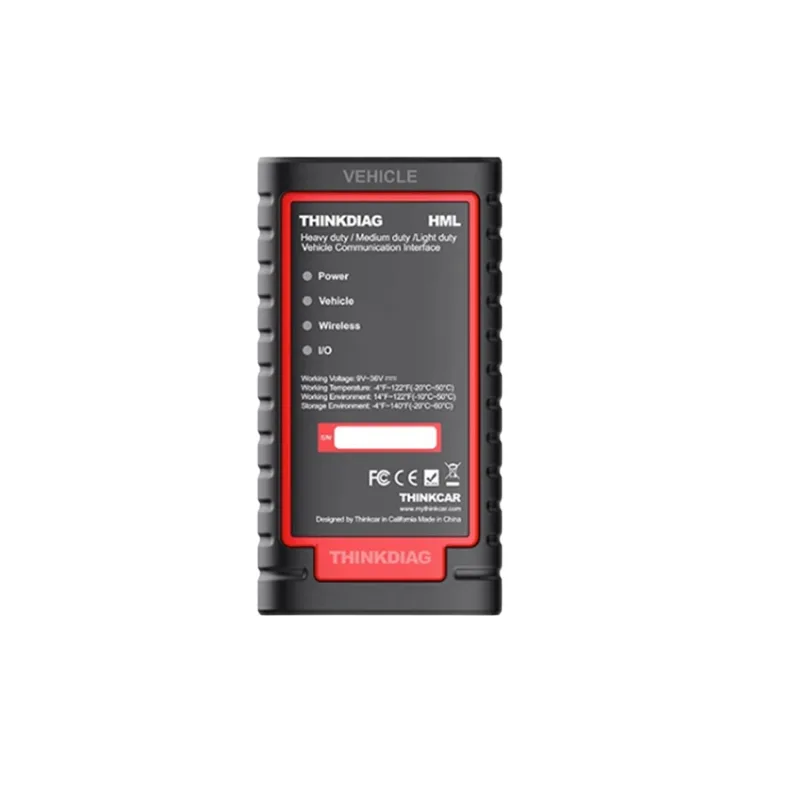 Комплект THINKCAR Heavy Duty Pack для работы с грузовыми автомобилями (VCI модуль, 13 адаптеров)