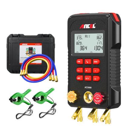 Ancel AC3000 - цифровой манометр для автокондиционеров